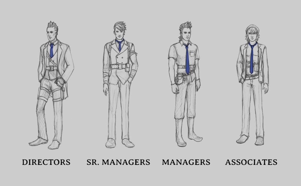 Hierarchy - Directors, Senior Managers, Managers, Associates